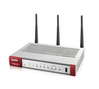 Zyxel USG20W-VPN-EU0101F router inalámbrico Gigabit Ethernet Doble banda (2,4 GHz / 5 GHz) Gris, Rojo