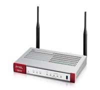 Zyxel USGFLEX100AX ZyWALL Firewall de Seguridad Cibernética | Paquete de Seguridad UTM de 1 Año | VPN | Wifi 6 | Clase Empresarial | Hasta 40 Usuarios | Nebula Cloud Opcional