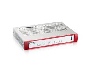 Zyxel USGFLEX50H Firewall | 10 Usuarios | Entry Defense Pack 1 Año | 5x Puertos Gigabit, 2 Gbps de Rendimiento SPI, Sin Ventilador, Consola RJ-45, VPN IPSec/SSL, IPS, Antimalware