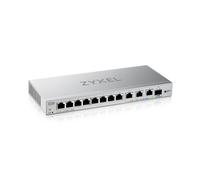 Zyxel XGS1250-12- Interruptor - Managed - 8x 10/100/1000 + 3x 1/ 2.5/ 5/
