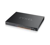 Zyxel XMG2230-28HP Switch Inteligente de 28 Puertos con 24x2.5G PoE++ y 4xSFP+, Montaje en Rack 1U, L2/L3, Gestionado por Nube NebulaFlex, Conectividad 10G