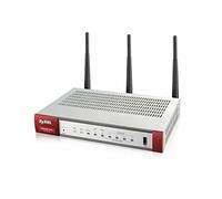 Zyxel ZYWALL Firewall VPN 350 Mbps, inalámbrico AC, recomendado para un máximo de 10 usuarios [USG20W-VPN]