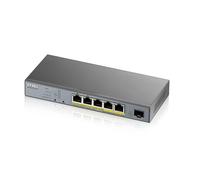 Zyxel Zyxel GS1350-6HP switch CCTV gestionable Switch gestionado Gigabit fiable con PoE+ y alcance ampliado, especialmente para aplicaciones de