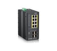 Zyxel Zyxel RGS200-12P Switch robusto gestionable Swith PoE gestionado de 12 puertos, robusto IP30, ¡ideal para uso en exteriores!