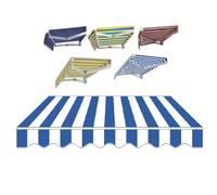 ZYXQQJ 2/2.5/3/3.5/4/5/5.5m Lona De Repuesto Retráctil para Toldo De Patio Tela De Repuesto para Toldo Manual Toldo para Puerta Y Ventana(Blue,10x8ft/300x250cm)