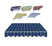 ZYXQQJ 2/2.5/3/3.5/4/5/5.5m Lona De Repuesto Retráctil para Toldo De Patio Tela De Repuesto para Toldo Manual Toldo para Puerta Y Ventana(Dark Blue,5.9x5ft/180x150cm)
