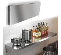 ZYXQQJ 40x20 60x40 60x50 120x50cm Mesa Plegable Flotante, Mesas Plegable Pared De Acero Inoxidable Mesas De Lavandería Mesas De Comedor Colgante(120x50cm/48x20in)