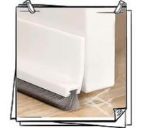 ZYXQQJ Burlete Bajo Puerta 100cm Blanco Junta De Cepillo Para Puerta Ajustable Tira De Sellado Para Antipolvo Interior Y Exterior(White,52mm/2in)