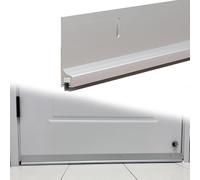 ZYXQQJ Burlete Para Puerta 1m Tope Inferior De Puerta De Aluminio, Sellado De Puerta De Metal Bloqueador De Ruido Con Tira De Goma(1pcs)