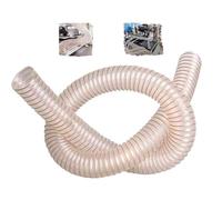 ZYXQQJ Manguera De Aspiración De Poliuretano 5 6 8 10m Tubo Flexible Para Plantas Industriales 60 63 70 75 80 125 200mm Espesor De Pared 1.5mm(6m/19.6ft,150mm-5.9in)