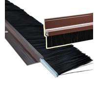 ZYXQQJ Marrón Burlete Bajo Puerta 100cm Junta De Cepillo Para Puerta, Escobilla Puerta De Entrada, Cinta De Sellado Para Puerta(30mm/1pcs)