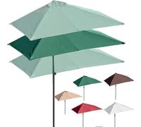 ZYXQQJ Media Sombrilla para Patio Sombrilla Rectangular De Pared Protección UV50+ Media Pantalla Sombrilla contra A La Pared, Mitad Rectangular(Green,250x130cm)