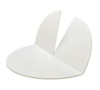 ZYXQQJ Mesa Plegable Redonda Grande 120/130/140/150/160/170/180cm Mesa De Comedor Portátil, Mesa Extensible De Madera Temporal(White,140cm/55in)