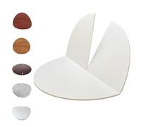 ZYXQQJ Mesa Redonda De Madera 120-240 Cm Extensor De Mesa Plegable para Banquetes Fiestas Catering Sin Patas Ahorra Espacio Fácil De Guardar(White,180cm/71in)