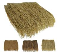 ZYXQQJ Rollo De Paja Artificial Teja De Paja De Palma Techo De Barra Tiki Paja Mexicana Fiesta Hawaiana Para Gazebo Jardín Sombrilla Decoración(Wheat straw,1pcs)