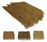 ZYXQQJ Rollo De Paja Artificial Teja De Paja De Palma Techo De Barra Tiki Paja Mexicana Fiesta Hawaiana Para Gazebo Jardín Sombrilla Decoración(Pure yellow,12pcs)