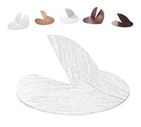 ZYXQQJ Tablero Mesa Redonda Plegable Solo 120/140/160/180/200/220/240cm Extensor De Mesa Circular Sin Patas Superficie De Madera Portátil(White,120cm/47in)