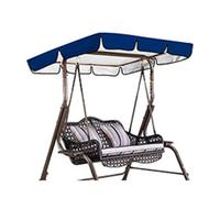 ZYXQQJ Toldo Columpio para Exteriores 164x114 190x132 195x125 249x185cm Capota para Columpio De Patio, Funda De Columpio para Balancin Jardin(Dark Blue,98x72.8in-249x185cm)