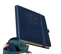 Zyxthravn Cuaderno Journal,Diario de tapa dura de cuero con papel grueso - Cuadernos para la escritura,para Escribir, Tomar Notas, Planificar en Escuela, Trabajo, Oficina y Hogar