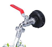 ZYXTLY Grifo IBC Deposito Agua 1000 Litros / 500 Litros, 3/4 Pulgadas Grifo Deposito 1000 Litros,3/4" Grifo Salida Adaptador Deposito Para S60x6 Deposito Agua Lluvia 1000l,Grifo Jardin Para Bidon