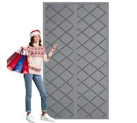 ZYXYMY Cortina de Puerta Aislante Térmica,Mosquitera Puerta Magnetica,Cortina Térmica Magnética,Cortina Térmica Magnética para Puerta,cortina de puerta magnética, Fácil de Instalar,Gris,60x180cm