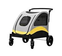 ZYYANSHOP Gatos Caja de Arena Carro for Mascotas, Perros Medianos y Grandes Se Pueden Plegar Gatos Salen a Caminar 4 Ruedas