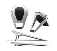 ZYYANSHOP Laptop Stand Soporte portátil Invisible for, Mini Almohadillas de refrigeración ergonómicas aleación Aluminio(Silver)