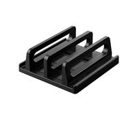 ZYYANSHOP Laptop Stand Soporte Vertical for computadora portátil, 4 en 1, Ahorra Espacio, Soporte for de Escritorio(Negro)