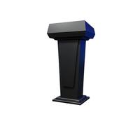 ZYYANSHOP Podio Atril de Madera for Sala conferencias, podio, Mesa Entrenamiento, mostrador recepción Empresa(Negro)
