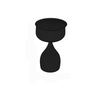 ZYYANSHOP Sofá Mesa Auxiliar Mesa Auxiliar Redonda de Metal extraíble for Sala Estar, Dormitorio, Tienda té, cafetería, Mesa pequeña(Negro)