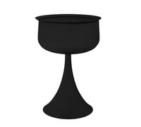 ZYYANSHOP Sofá Mesa Auxiliar Mesa de Centro, Mesa Auxiliar sofá, Redonda Metal for el hogar, pequeña for Dormitorio, Sala Estar, cafetería y Estudio(Negro)