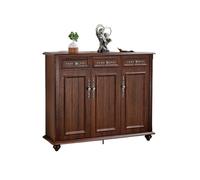 ZYYANSHOP Zapatera Banco de Zapatos Gabinete de Entrada Interior for Puerta casa, Moderno y Sencillo, Madera, con Gran Capacidad Almacenamiento
