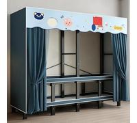 ZYYLIVR Armarios Plegable Portátil,Ropa De Tela con Riel para Colgar,Metal Colgador De Ropa,Perchero De Tela para Ropa Estantes,Grande Organizador De Almacenamiento,Organizador Ropero(130cm/51.2in)