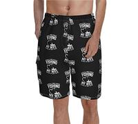 ZYYZDM Board Shorts Best Catch of His Life Men Bathing Swimming Trunks Polyester Pattern Swim Trunks