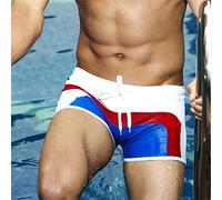 ZYYZDM Boxer Beach Shorts with Pocket Swim Trunks Sexy Sports Suit Men Swimwear