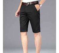 ZYYZDM Casual Men's 2025 Summer New Straight Stretch Business Fashion Thin Shorts