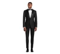 ZYYZDM Men Suit Slim Fit Formal Peak Lapel One Button 2 Piece Elegant Prom Party Outfits Wedding Groom Set