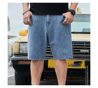 ZYYZDM Pantalones Cortos de Gran tamaño para Hombres Pantalones de Verano hasta la Rodilla clásica Estiramiento Corto Jean Macho