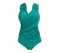 ZYYZDM Women Push up Swimwear One Piece Swimsuit Plus Larges Big Size Solid Swimming Suits Beachwear Wear