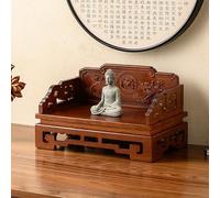 ZYZSY Mesa de Altar de bambú para meditación, Guanyin y Guan Gong, Hecha a Mano Santuario Puja, pequeñas mesas para relajación, oración, Alter de meditación de Buda(50 * 25cm/19.7 * 9.8in)