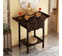 ZYZSY Mesa de Altar de bambú para meditación, Guanyin y Guan Gong, Mesa de Meditación de Altar con Cajón, para Meditación, Oraciones, Plantas y Libros(100 * 40 * 100cm/39.5 * 15.8 * 39.5in)