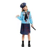 ZZ DISFRAZZES | Disfraz de Policía Zombie con Gorra para niña (10-12 años)