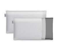 ZZ DON DESCANSO Almohadas Visco Carbono Pack 2 Delia con Doble Funda, 70cm, Transpirables, Antiácaros, Termoregulables, Firmeza Media, Ergonómicas, Adaptabilidad, Tejido Strech. Fabricadas en España