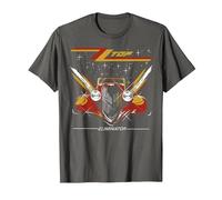 ZZ Top Eliminator Album Camiseta, Hombre, Asfalto, S