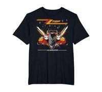 ZZ Top Eliminator Album Camiseta, Hombre Tallas Grandes, Negro, 4X Alto