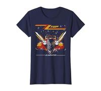 ZZ Top Eliminator Album Camiseta, Mujer, Azul Marino, M
