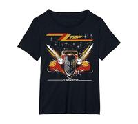 ZZ Top Eliminator Album Camiseta, Mujer Tallas Grandes, Negro, 4XL Grande