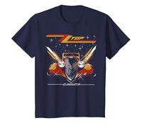 ZZ Top Eliminator Album Camiseta, Niños, Azul Marino, 2 años