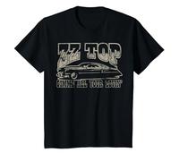 ZZ Top Gimme All Your Lovin' Camiseta, Niños, Negro, 3 años