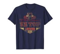 ZZ Top Lowdown Camiseta, Hombre, Azul Marino, 3XL